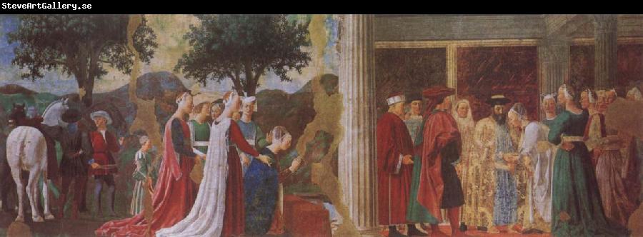 Piero della Francesca Adoration of the Holy Wood and the Meeting of Solomon and the Queen of Sheba